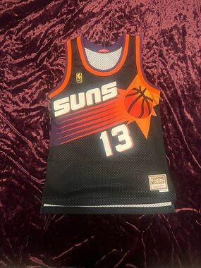 Phoenix Suns Women’s M Steve Nash #13 Black & Orange Jersey